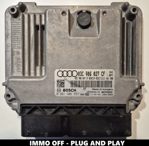 03C906027CF 0261S06557 engine ECU Bosch MED17.5.5 Audi A1 1.4 TFSI