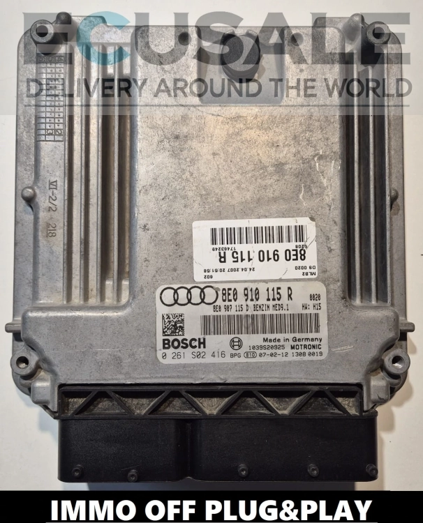 ECU controller for AUDI A4 S4 2.0  0261S02416 8E0910115R PLUG&amp;PLAY  .webp