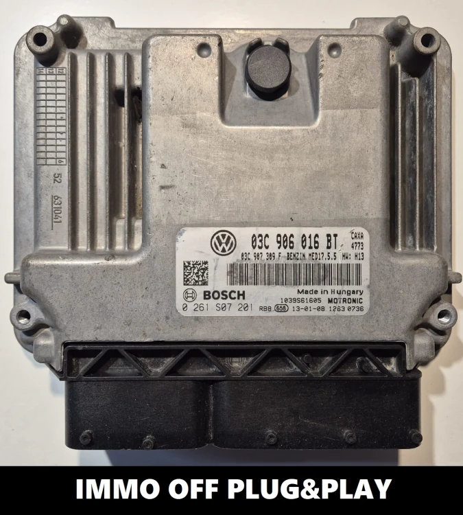 0261S07201 03C906016BT centralina do motor Bosch VW Jetta
