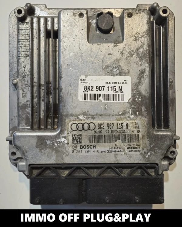 8K2907115N 0261S04418 sterownik silnika Bosch Audi A4 2.0 TFSI