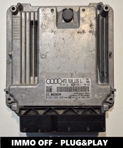 4F2910115L 0261S02560 sterownik silnika Bosch MED9.1 Audi A6 S6