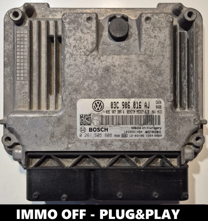 0261S05808 03C906016AJ sterownik silnika Bosch VW Golf V