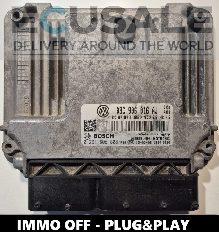Motorsteuergerat 0261S05808 03C906016AJ VW GOLF V PLUG&amp;PLAY  .webp