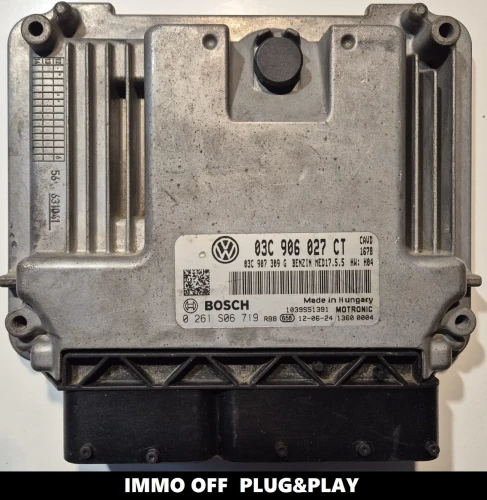 0261S06719 03C906027CT sterownik silnika Bosch VW Golf VI 1.4