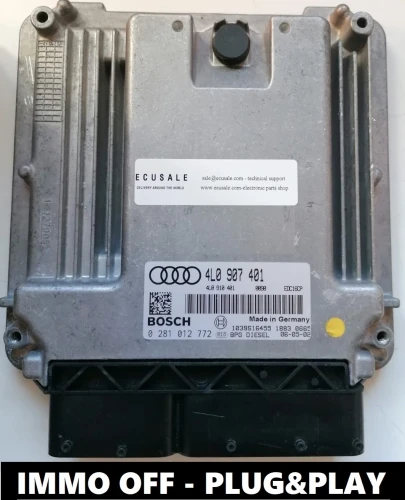 0281012772 4L0907401 Bosch EDC16CP34 engine ECU Audi Q7 3.0 TDI
