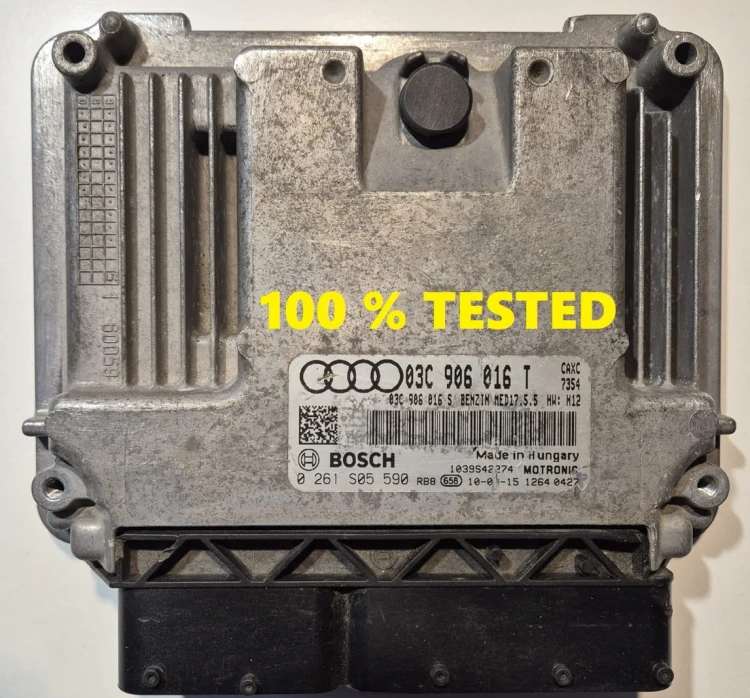 0261S05590 03C906016T engine ECU Bosch MED17.5.5 Audi A3 S3 IMMO OFF Plug and Play