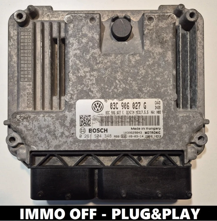 0261S04348 03C906027G engine ECU Bosch VW Golf VI 1.4