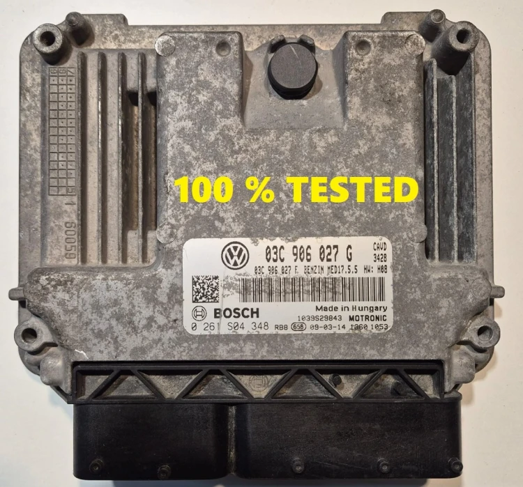 0261S04348 03C906027G sterownik silnika Bosch VW Golf VI 1.4 – dodatkowe zdjęcie
