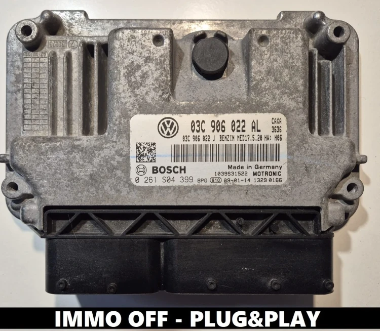0261S04399 03C906022AL sterownik silnika Bosch VW / Audi / Seat