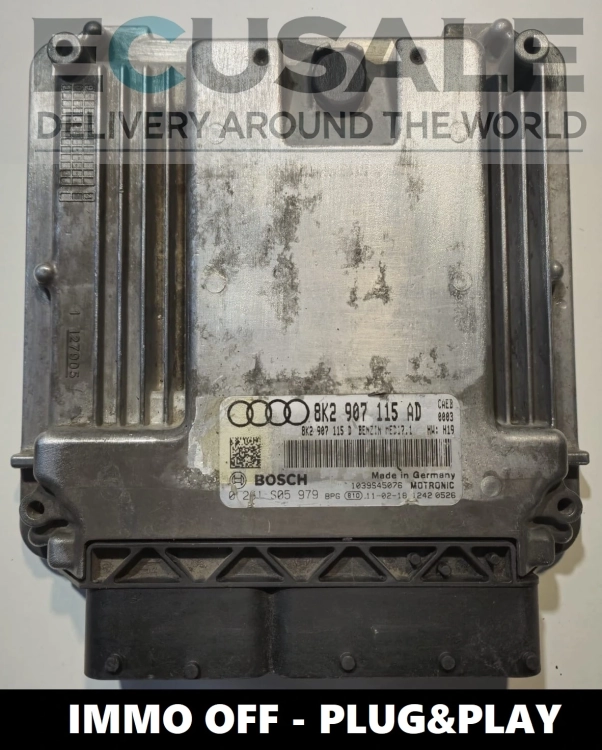 ECU 0261S05979 8K2907115AD centralina do motor