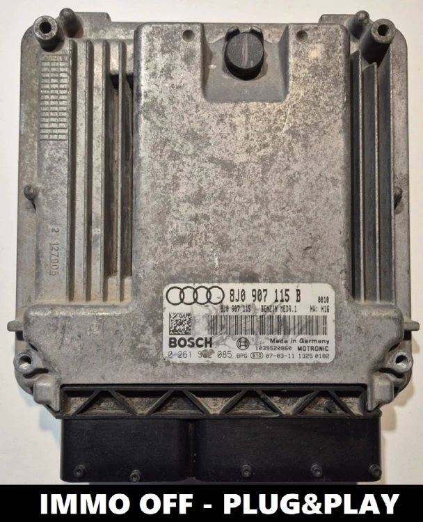 8J0907115B 0261S02085 engine ECU Bosch MED9.1 Audi TT