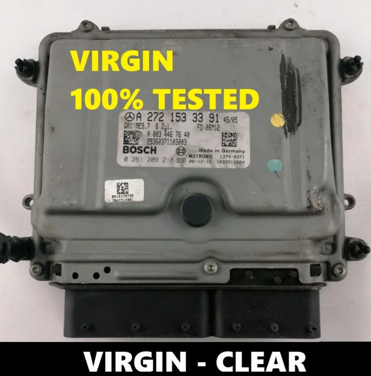 A2721533391 0261209218 centralina motor Mercedes-Benz 3.0 V6 gasolina M272 Virgin C W203 / CLK C209 / E W211 / SLK R171 280 –