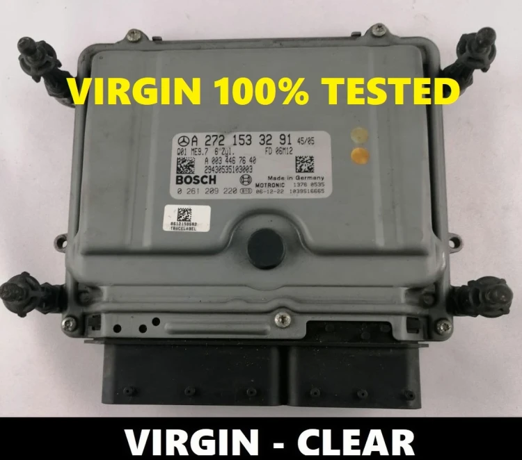A2721533291 0261209220 sterownik silnika Mercedes-Benz 3.5 V6 benzyna M272 Virgin E W211 350 / C W203 350 / CLK C209 350 / CL