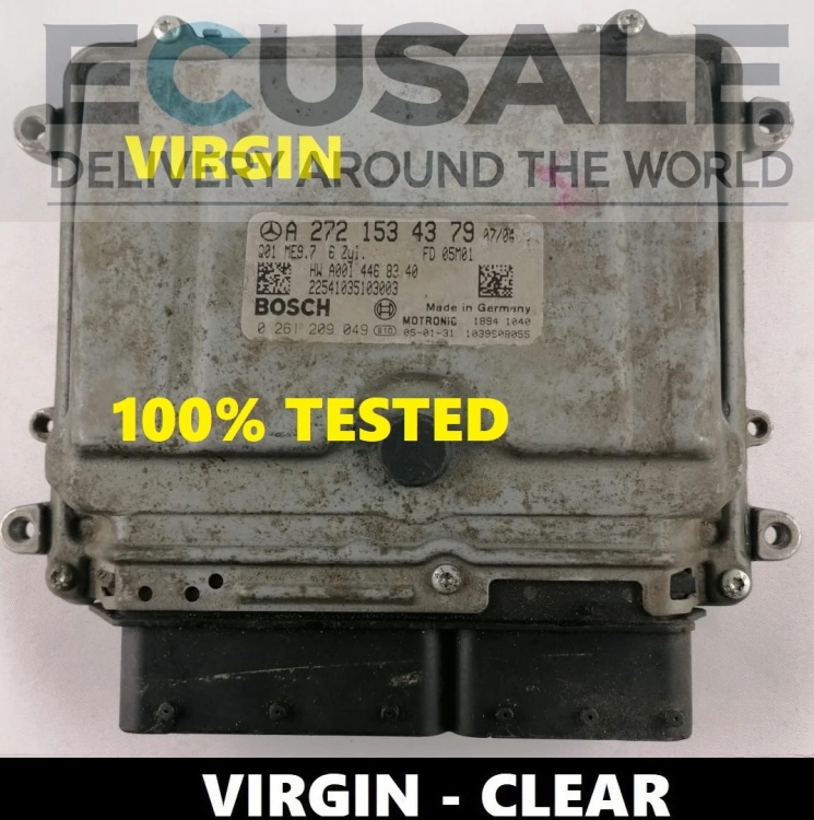 centralina motore testata, azzerata e virgin per MERCEDES A2721534379 0261209049 ME9.7