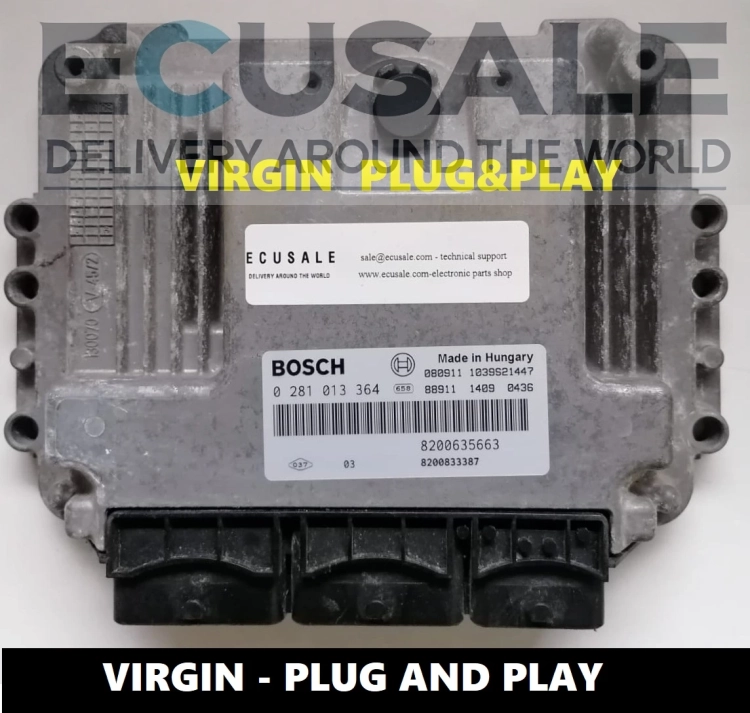 Virgin plug and play ecu do  RENAULT MASTER 2.5 0281013364 8200635663