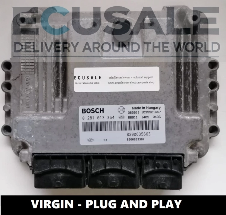 ECU RENAULT MASTER 2.5 0281013364 8200635663