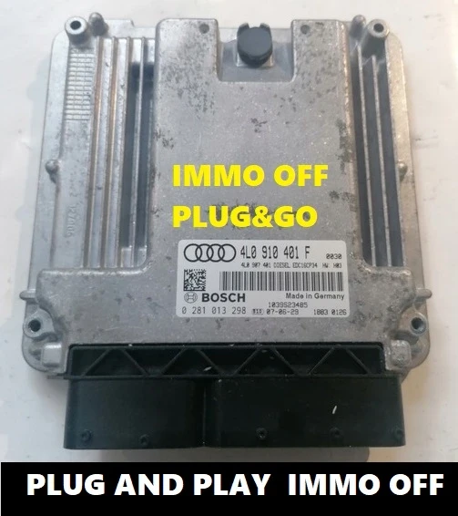 4L0910401F 0281013298 sterownik Audi Q7 3.0 TDI – IMMO OFF Plug and Play