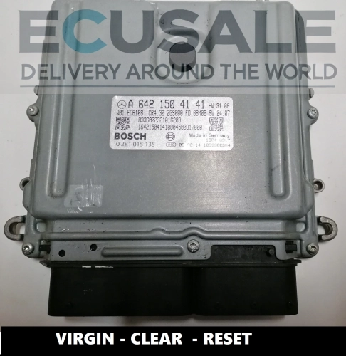 centralina do motor a6421504141 0281015135 mercedes 3.0 cdi cr4.30 virgin ecu