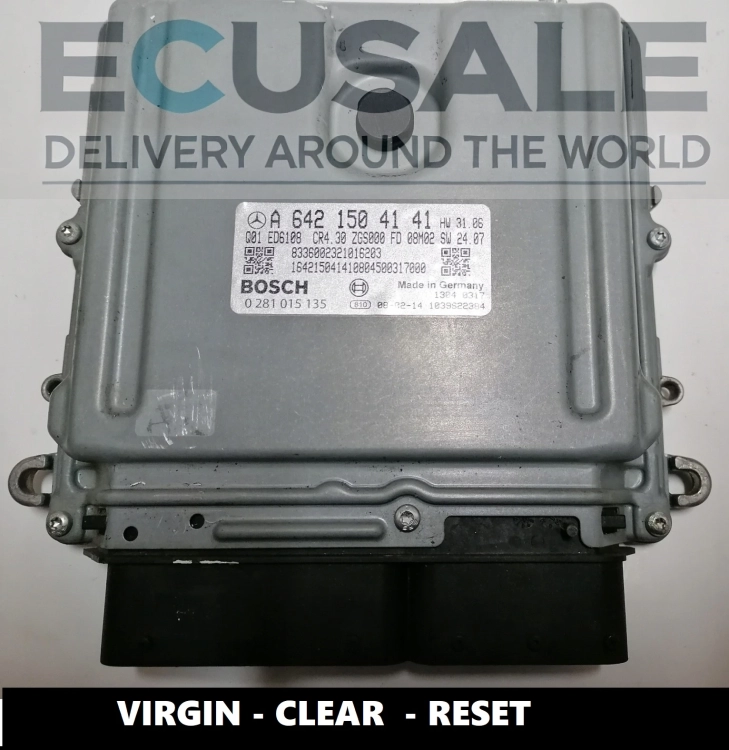 ECU Engine controller a6421504141 0281015135 mercedes 3.0 cdi cr4.30 virgin ecu