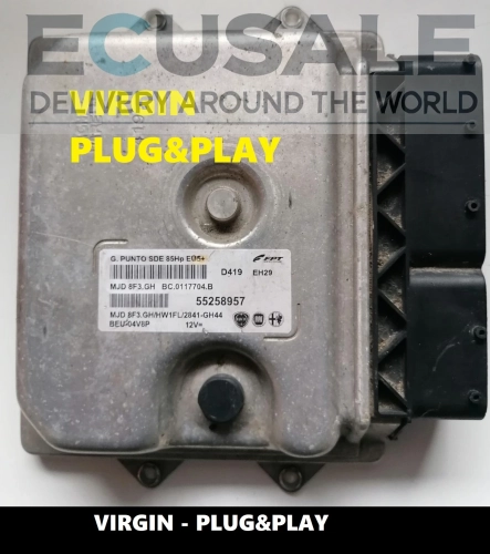 Centralina do Motor VIRGIN Fiat Punto 1.3 55258957 MJD8F3.GH – Ligar e andar, EGR OFF, CHIP TUNING