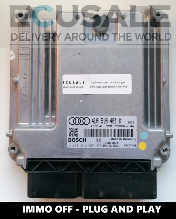 Ecu controller  AUDI q7 0281013691  IMMO OFF