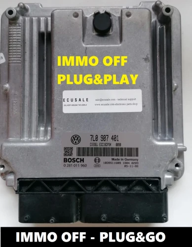 0281011960 7L0907401 centralina motore Bosch VW Touareg 3.0 TDI