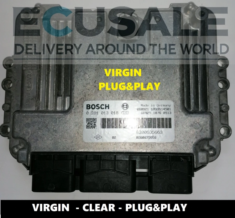 Bosch 0281013018 8200635663 – ECU ENGINE CONTROLLER 2.5 dCi VIRGIN
