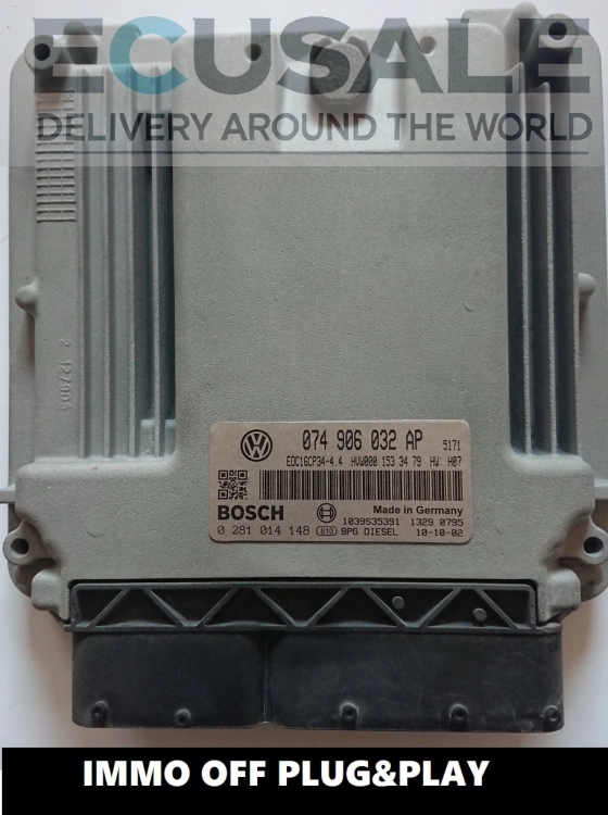 Centralita de motor 0281014148 074906032AP do VW CRAFTER