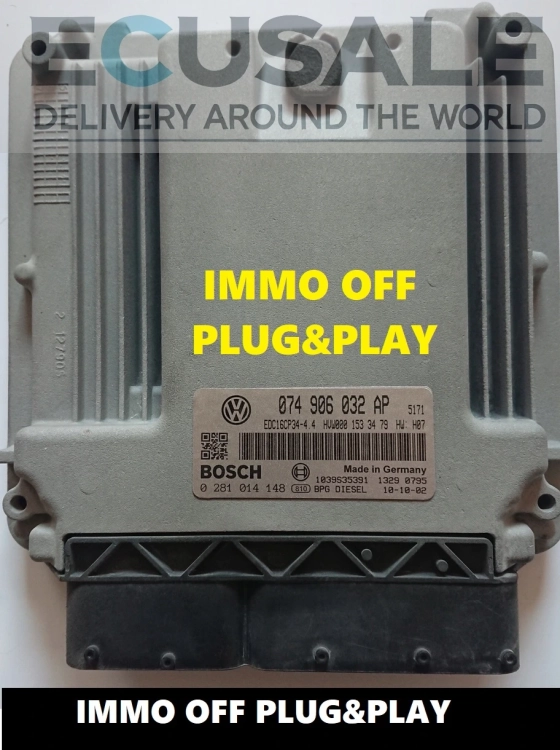 ECU ENGINE VW CRAFTER  0281014148 074906032AP  IMMO OFF
