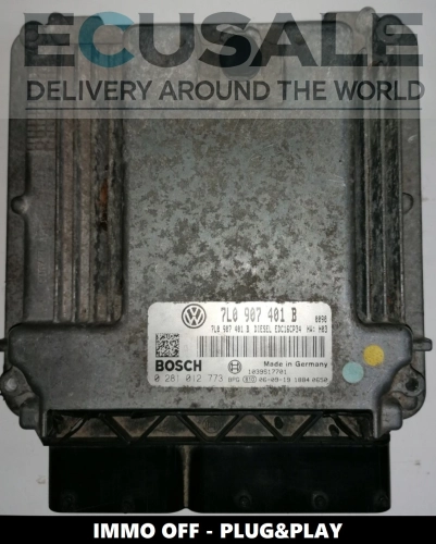 ecu VW Touareg 0281012773 7L0907401B IMMO OFF centralina