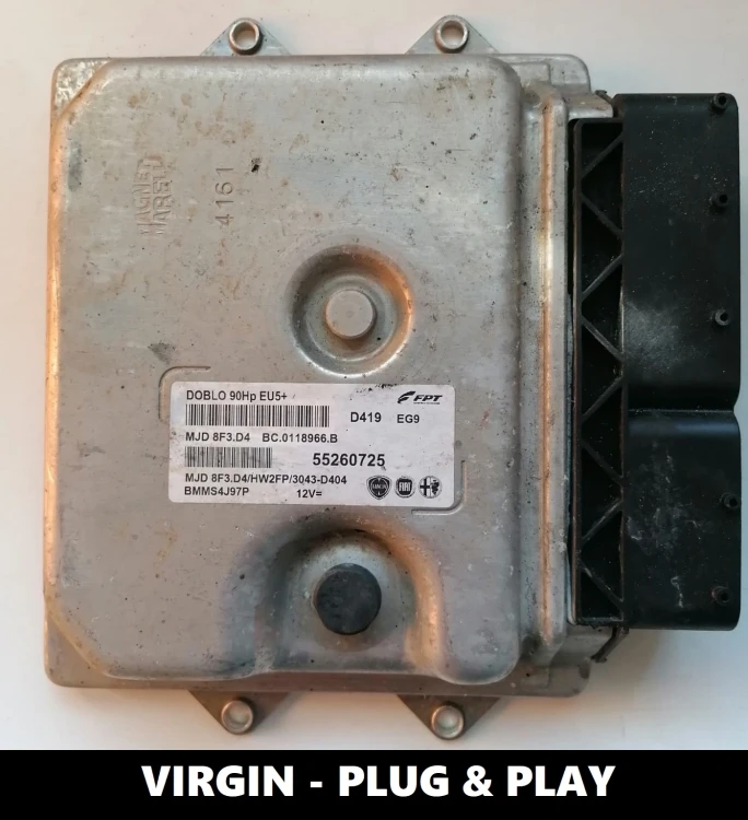 55260725 MJD 8F3.D4 sterownik silnika Fiat 1.3 Multijet