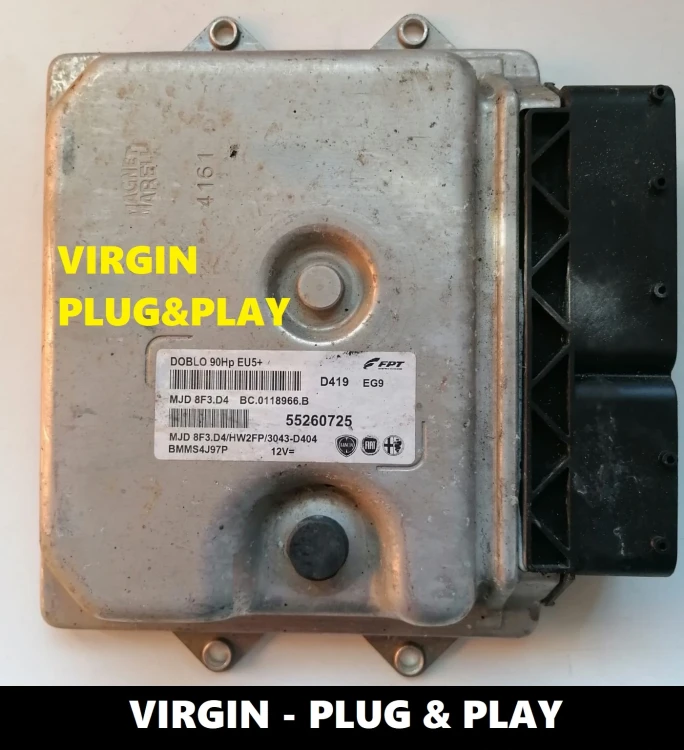 55260725 MJD 8F3.D4 Fiat 1.3 Multijet engine control unit – additional view