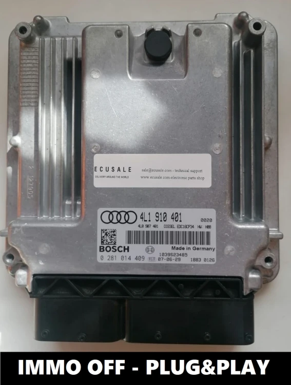 0281014409 4L1910401 sterownik silnika Bosch EDC16CP34 Audi Q7 3.0 TDI