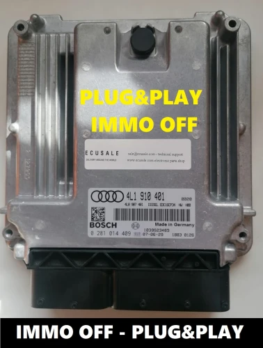 4L1910401 0281014409 ECU Audi Q7 3.0 TDI – IMMO OFF Plug and Play