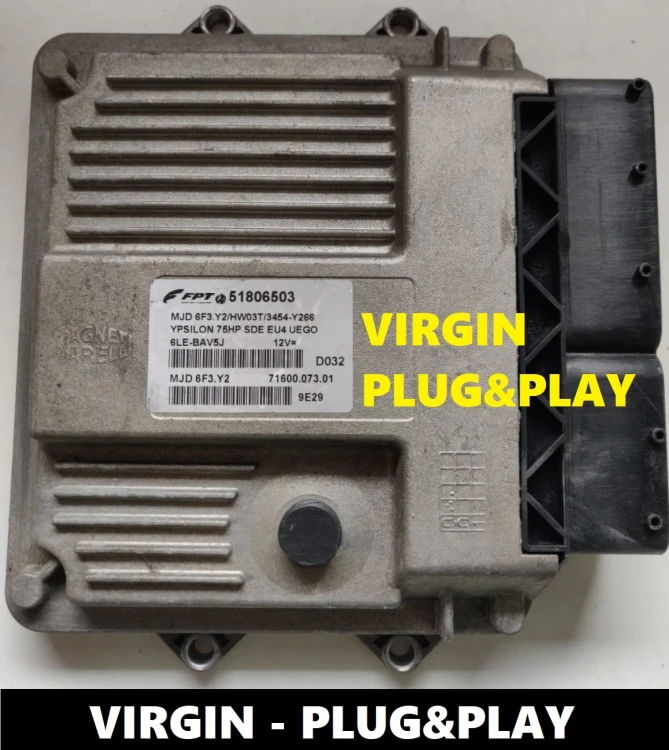 Steuergerät 51806503 MJD6F3Y2 für Lancia Ypsilon 1.3 – VIRGIN Plug  Play – keine Programmierung erforderlich