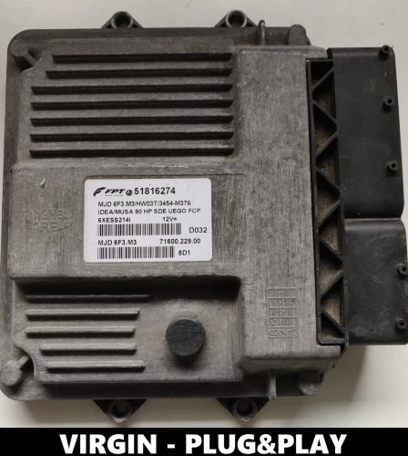 51816274 MJD 6F3.M3 Fiat Idea / Lancia Musa 1.3 Multijet engine control unit