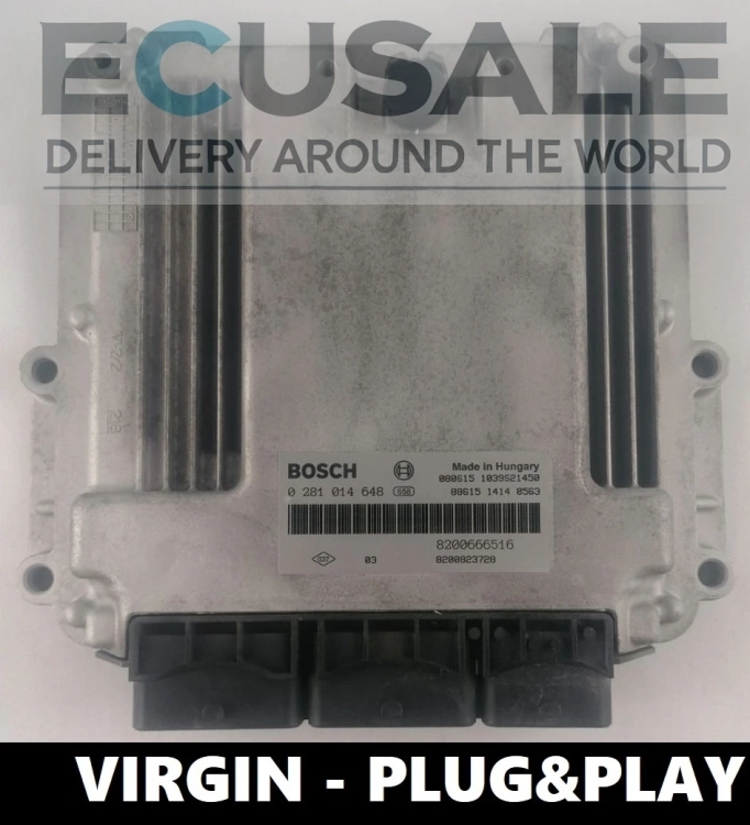 ECU  VIVARO 2.0 0281014648 8200666516 centralina do motor