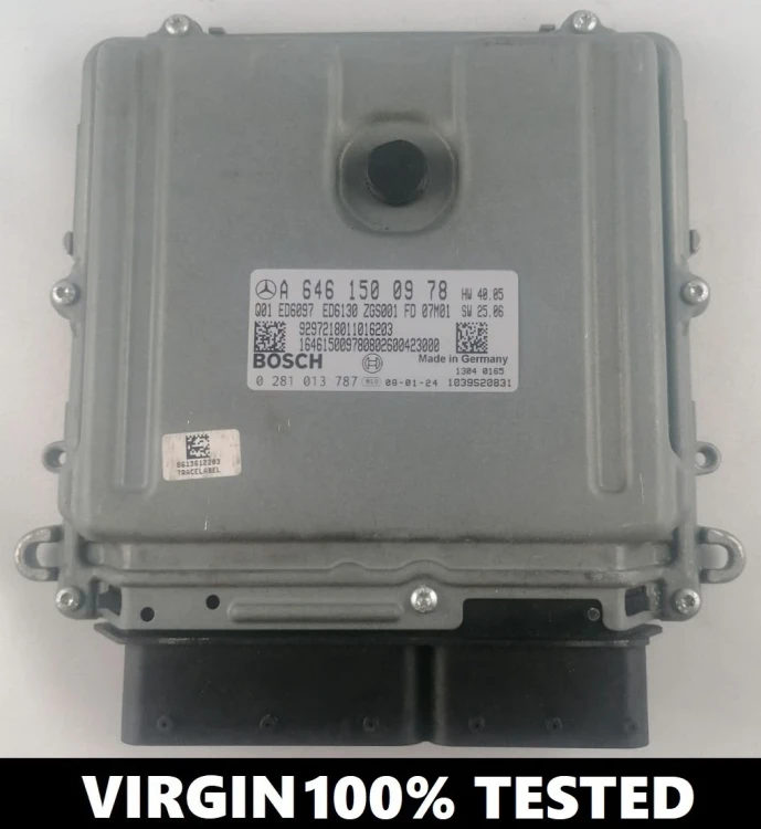 A6461500978 0281013787 sterownik silnika Mercedes-Benz 2.2 CDI OM646 Virgin Vito W639 115 CDI / Viano W639 2.2 CDI