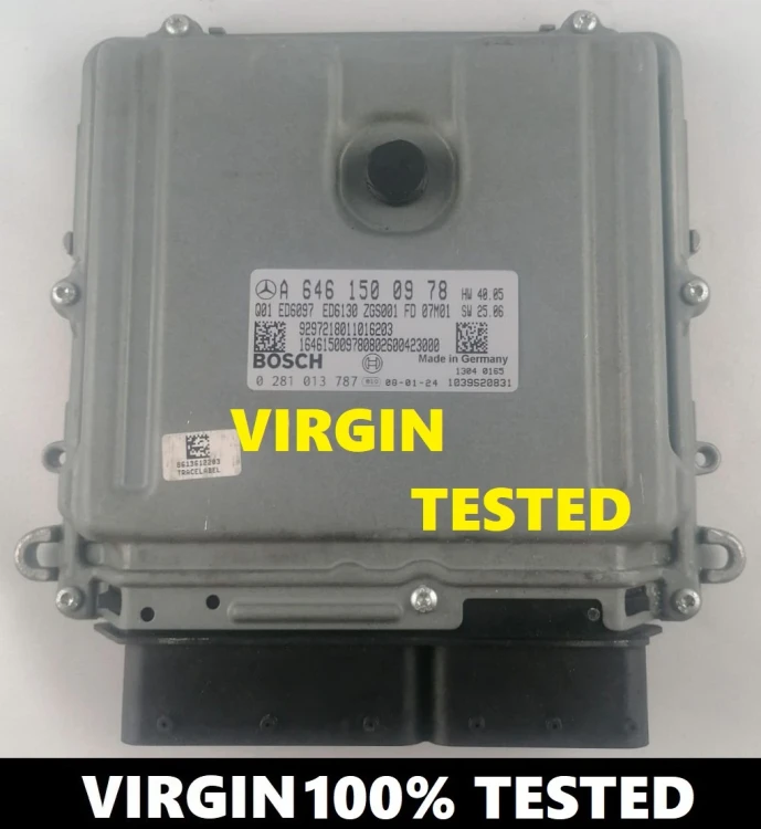 A6461500978 0281013787 engine ECU Mercedes-Benz 2.2 CDI OM646 Virgin Vito W639 115 CDI / Viano W639 2.2 CDI – additional view