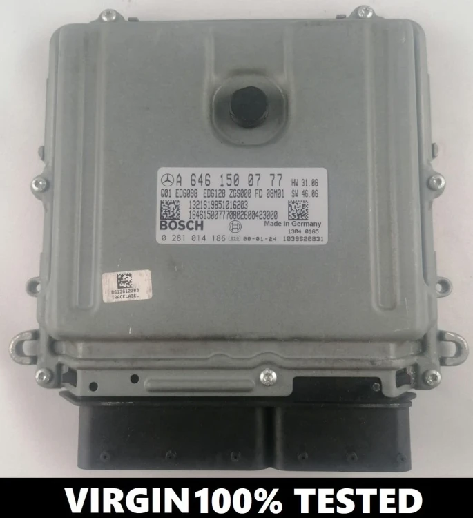 A6461500777 0281014186 engine ECU Mercedes-Benz 2.2 CDI OM646 Virgin Vito / Viano W639 110 CDI