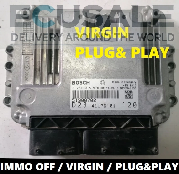 ECU 51900702 fiat  ducato  2.3  immo off 0281015576 STEUERGERÄT