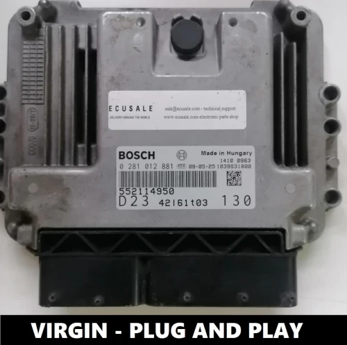 552114950 0281012881 centralina do motor Bosch Fiat Ducato 2.3 Multijet