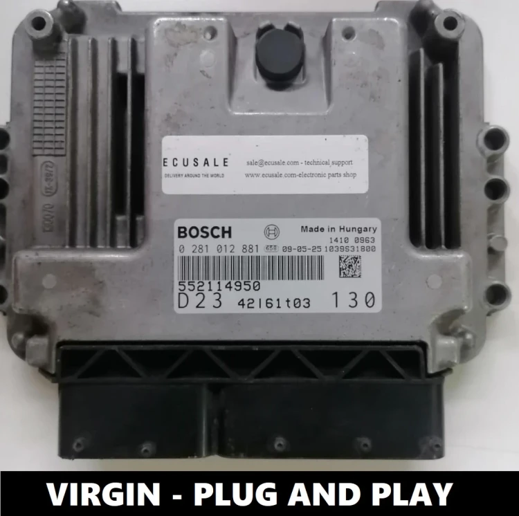 552114950 0281012881 sterownik silnika Bosch Fiat Ducato 2.3 Multijet