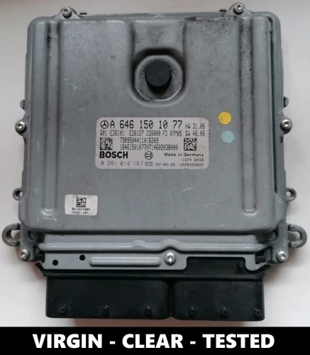 A6461501077 0281014187 centralina motor Mercedes-Benz 2.2 CDI OM646 Virgin Vito W639 115 CDI