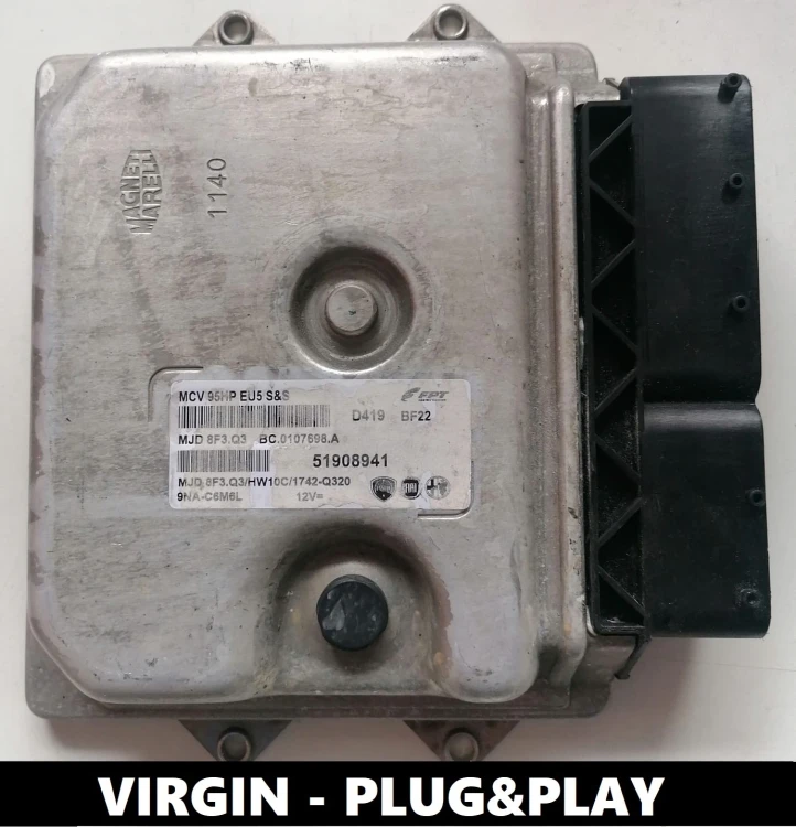 51908941 MJD 8F3.Q3 Fiat Qubo / Fiorino 1.3 Multijet engine control unit