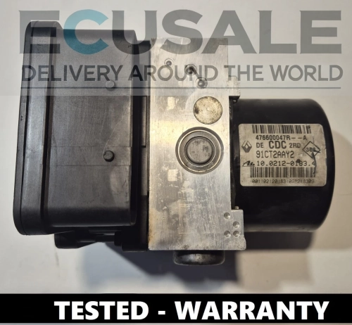 Renault ABS Pumpe 476600047R 91CT2AAY2 mit Steuergerät 000403166D1