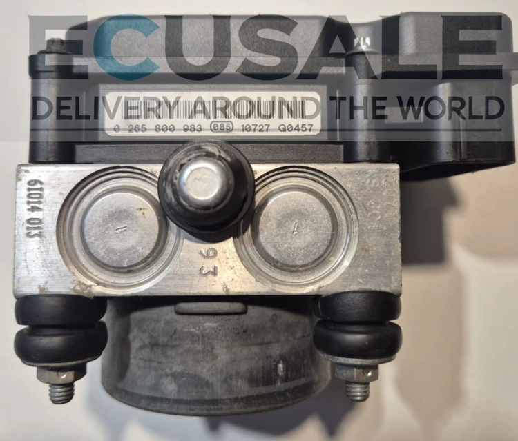 Bosch and GM label on ABS pump – Opel Corsa D 13337843 / 0265800983webp