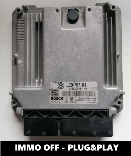 0281011959 3D0907401 centralina do motor Bosch VW Phaeton 3.0