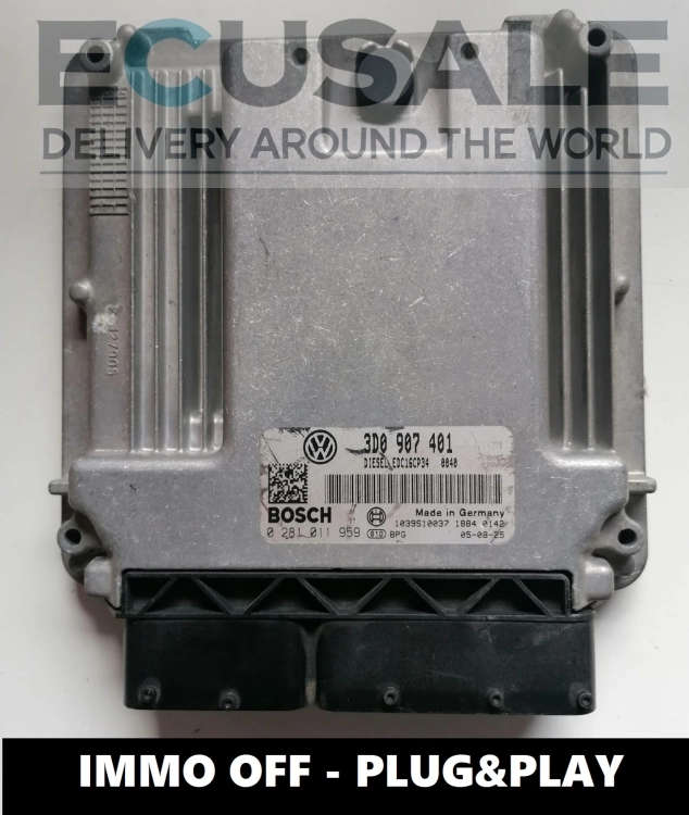 Motorsteuergerät Bosch 0281011959 für VW Phaeton – IMMO OFF, Plug&amp;Play, getestet.webp