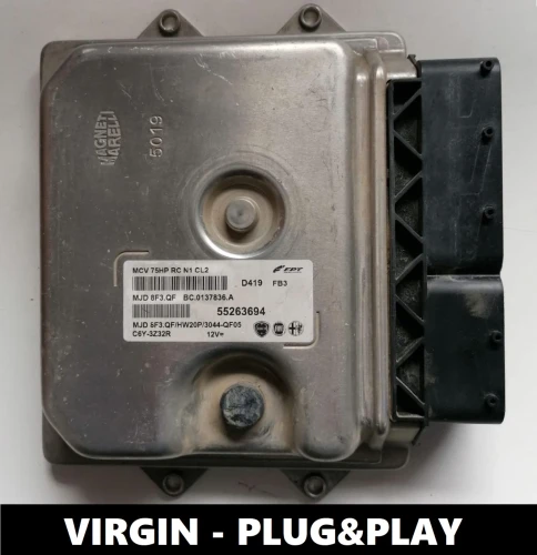 55263694 MJD 8F3.QF centralita de motor Fiat Fiorino 1.3 Multijet